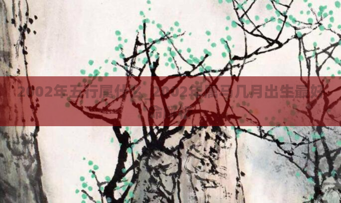 2002年五行属什么_2002年属马几月出生最好命解析
