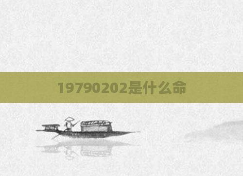 19790202是什么命
