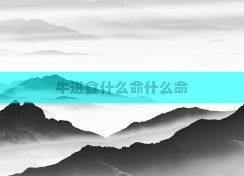 牛进食什么命什么命
