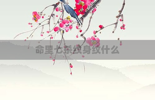命里七杀纹身纹什么